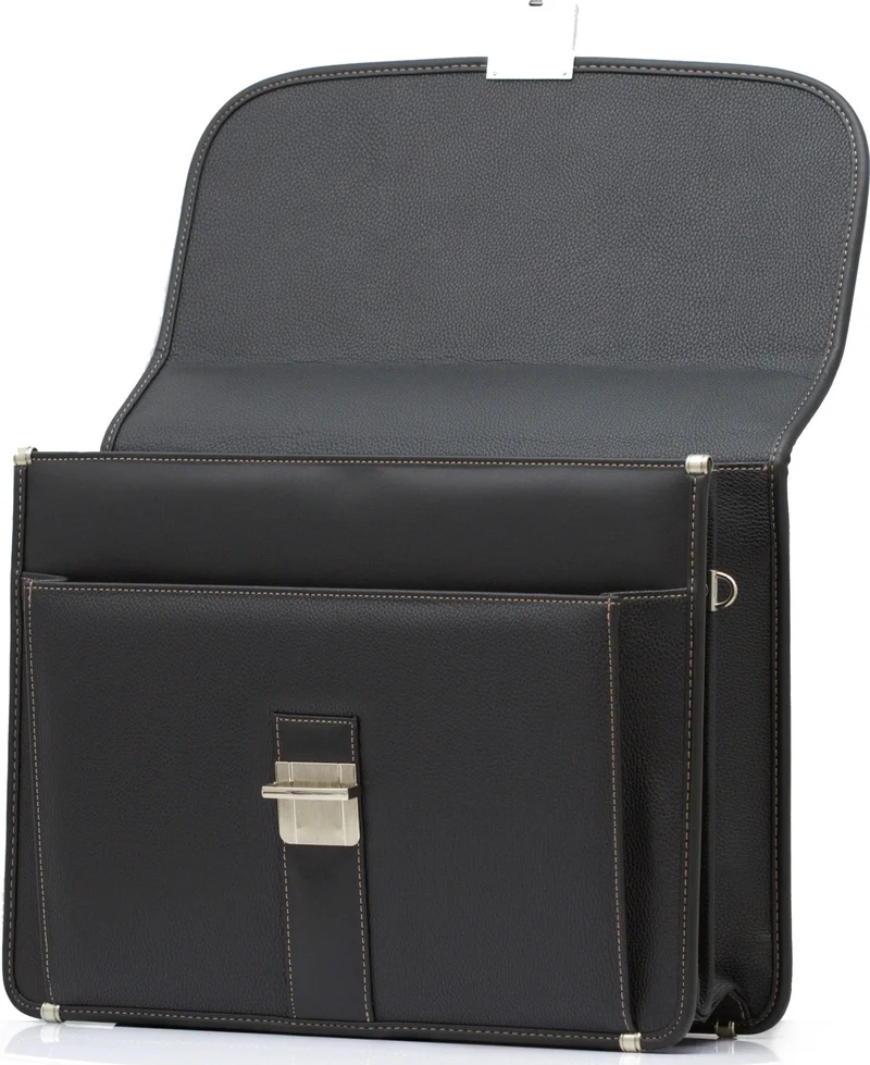 Abess Briefcase Briefcase with Laptop Compartment Molded Model