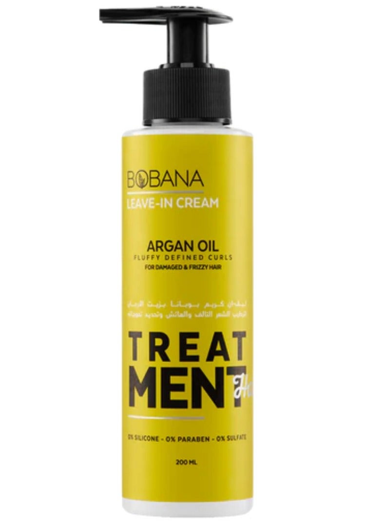 BOBANA Leave-in Cream Argan Oil 200 ml - Image 1