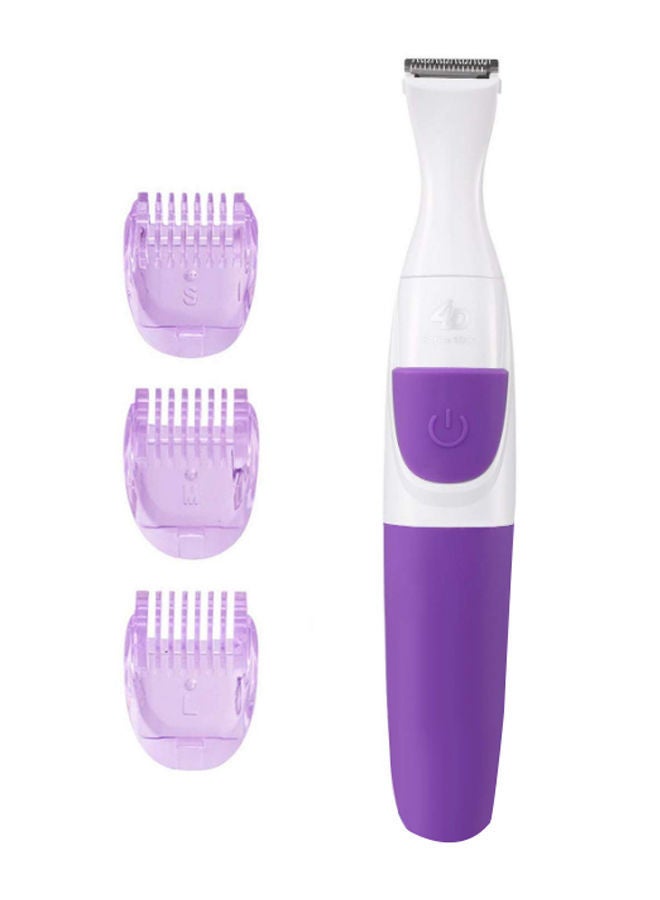 نيبمينينت آلة كهربائية لتهذيب شعر الوجه بنفسجي/أبيض