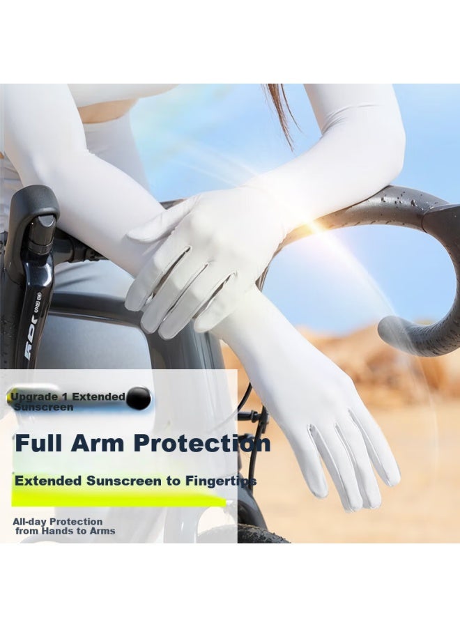 Xtep Sun Protection Gloves Ice Sleeve Unisex Ice Silk Sleeve Riding Gloves Outdoor Cycling Driving Fishing Arm Guard - Image 2