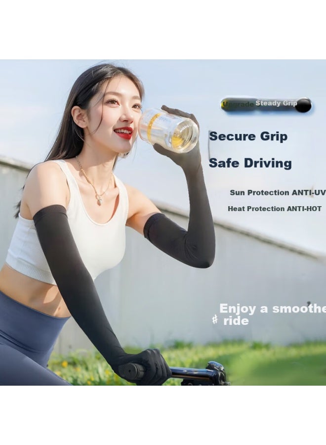 Xtep Sun Protection Gloves Ice Sleeve Unisex Ice Silk Sleeve Riding Gloves Outdoor Cycling Driving Fishing Arm Guard - Image 3