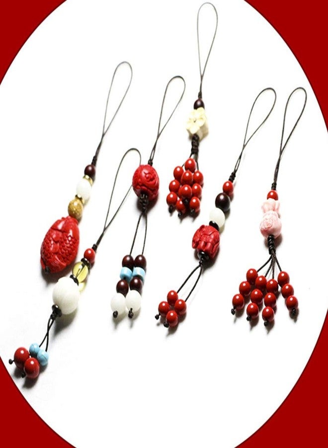 Hemobllo Cell Phone Strap Phone Charm Key Chinese Style Chain Car Key Hanging Pendants Decor - Image 5