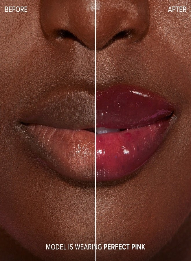 Too FacedCosmetics Too Faced Lip Injection Extreme Plumping Clicks Lip Gloss –  Perfect Pink - Strawberry Pink 1.5g – Hydrating, High-Shine & Volumizing Lip Plumper - Image 4