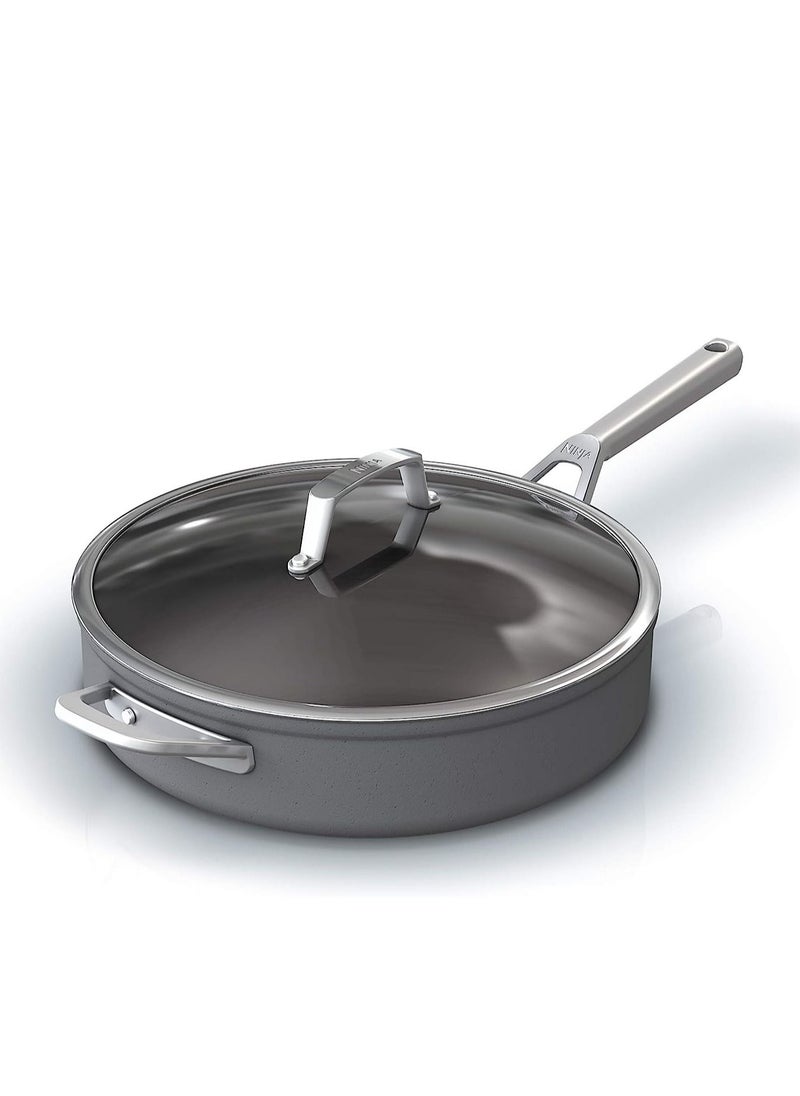 Ninja - Foodi Neverstick Premium Hard-Anodized 12-Piece Cookware Set, slate grey - Image 1