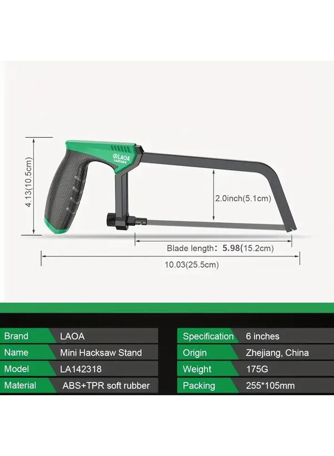 LA142318 Hand Saw Multi Material Cutting Tool Household Small Handheld Hacksaw - Image 1