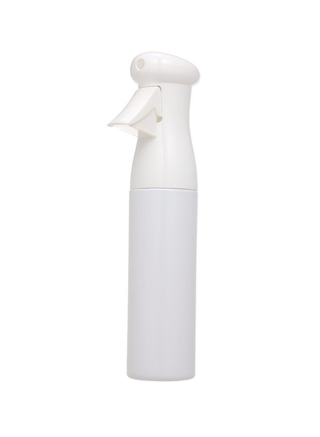 NIBEMINENT Refillable Hairdressing Mist Atomizer Water Sprayer Bottle White 300ml - Image 1