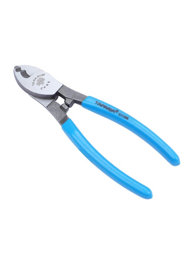 Taparia CC-06 Cable Cutters, Blue & Silver - Image 4