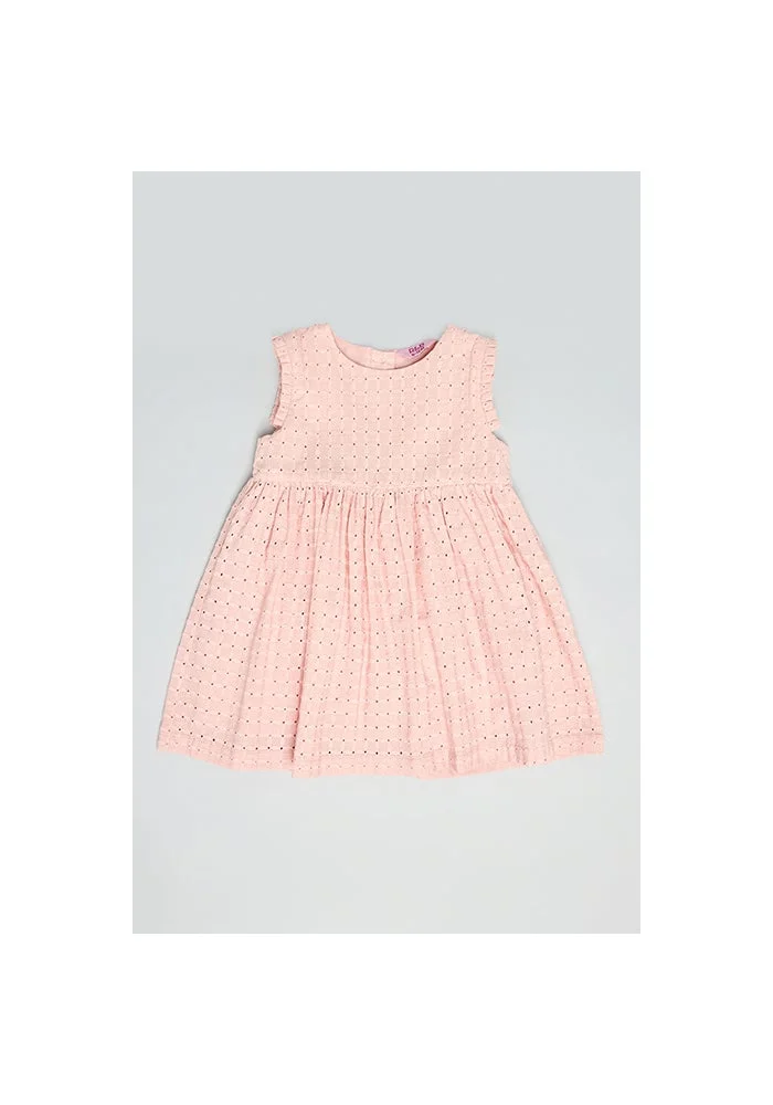 أر أند بي Embroidered Sleeveless Fit & Flare Dress