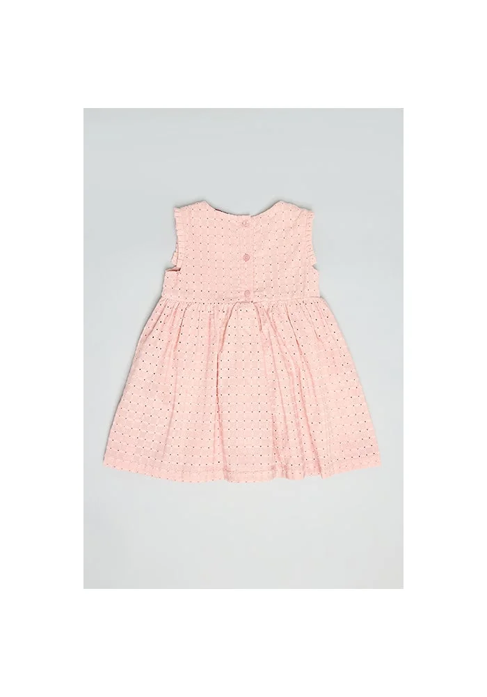أر أند بي Embroidered Sleeveless Fit & Flare Dress