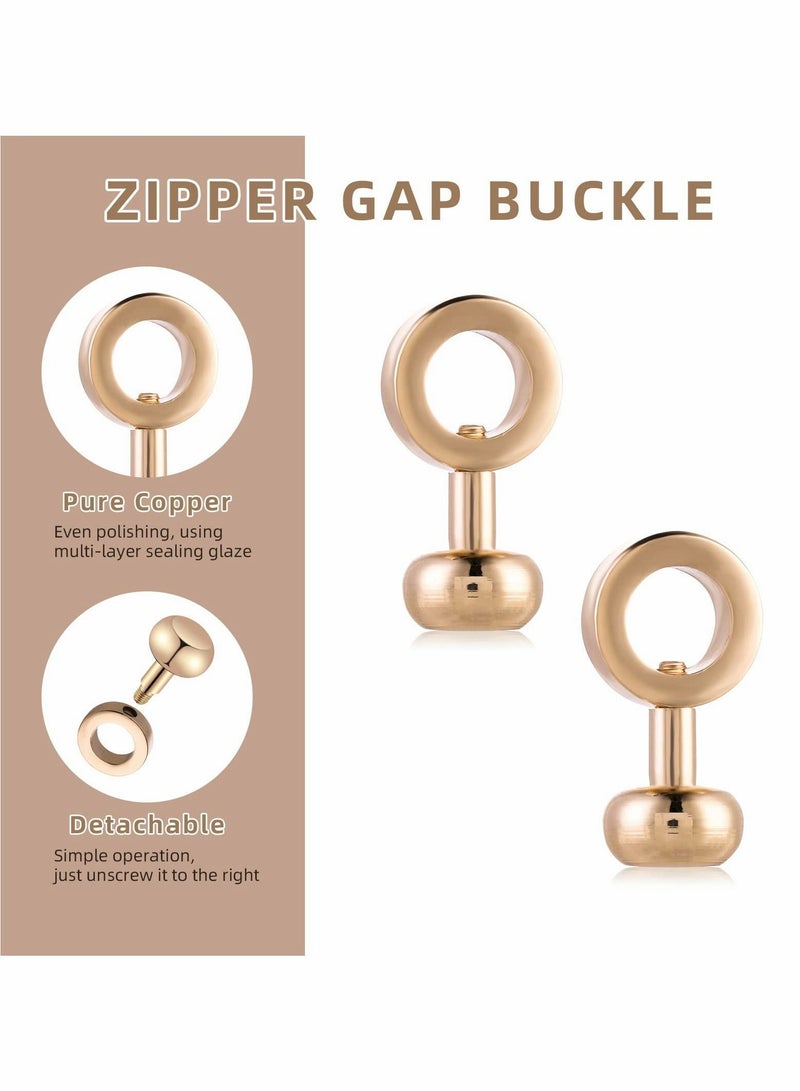 Y&D Zipper Gap Buckle, The zipper gap buckle, for Little Pouch Chain Strap Connective BuckleD-Ring Screwback Wallet Connector - Image 4
