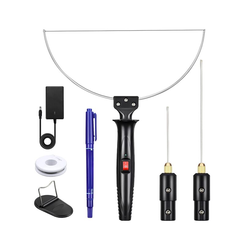 مجموعة أدوات قلم القطع الكهربائي 3 في 1 لقطع الفوم، قلم قطع الستايروفوم مع محول جهد كهربائي - Image 1