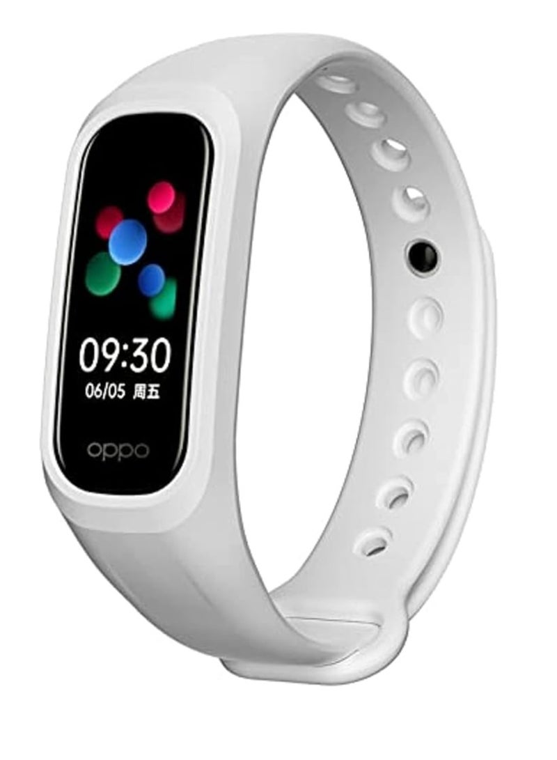 Generic Silicone Wrist Strap Replacement For Oppo (White) - Image 1