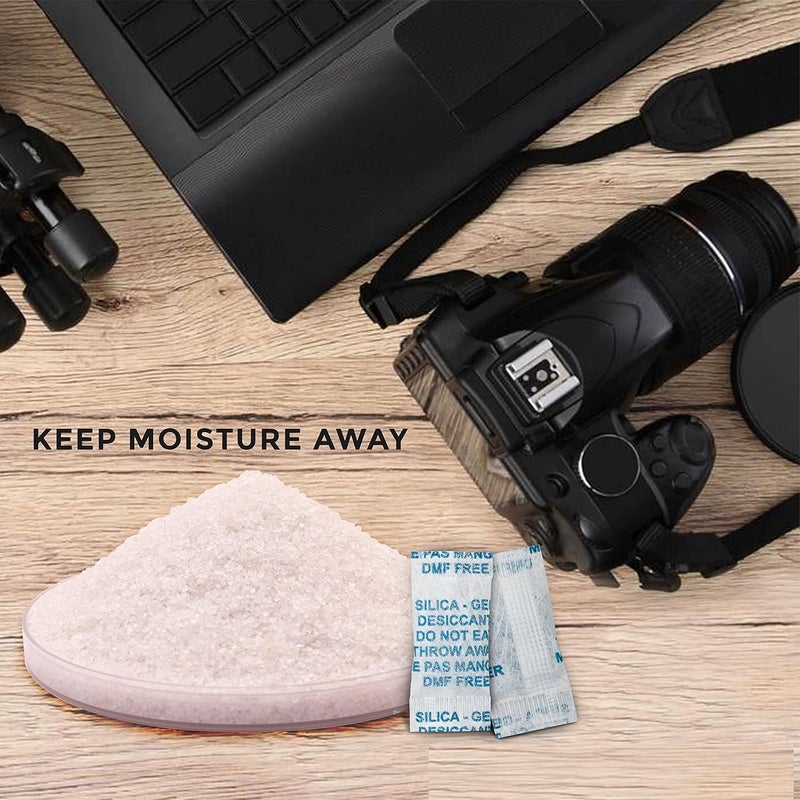 Elysian Dehydrating Agent Silica Crystal 10 Gram Packets White For Moisture Absorber Room Kitchen Wardrobe Cupboard Bedroom Camera Shoes 500 Gram Each Pouch 10 Gram - Image 4