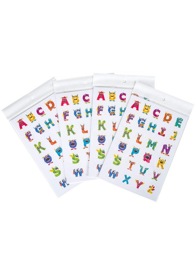 iKammo - 664 Pcs Cute Alphabet Letter Stickers Scrapbook Paper Stickers 24 Sheets Colorful Animals Alphabet Art Paper Stickers For Preschool Kidsparty Favorscard Makinggift Of Festivalrewardsart Craft. - Image 1