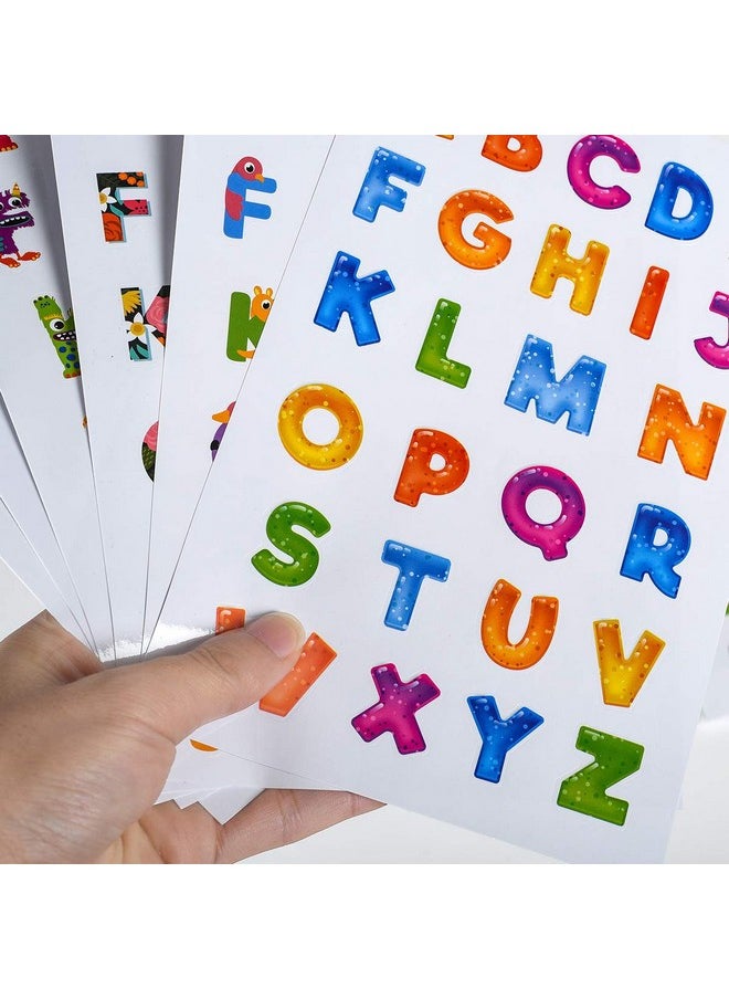 iKammo - 664 Pcs Cute Alphabet Letter Stickers Scrapbook Paper Stickers 24 Sheets Colorful Animals Alphabet Art Paper Stickers For Preschool Kidsparty Favorscard Makinggift Of Festivalrewardsart Craft. - Image 1