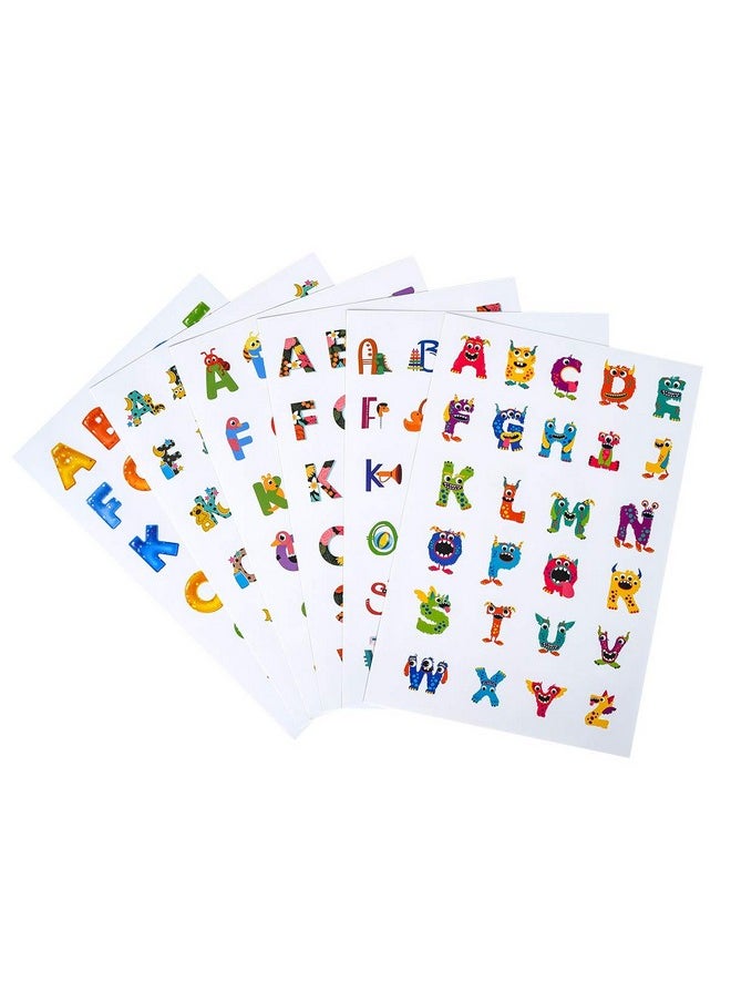 iKammo - 664 Pcs Cute Alphabet Letter Stickers Scrapbook Paper Stickers 24 Sheets Colorful Animals Alphabet Art Paper Stickers For Preschool Kidsparty Favorscard Makinggift Of Festivalrewardsart Craft. - Image 1