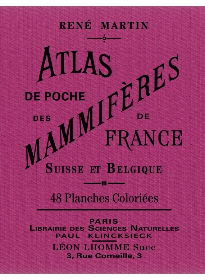 Atlas de poche des mammifères de France, Suisse et Belgique - pzsku/Z7F3D299F991CECFED702Z/45/_/1737572268/0aa37001-5bf4-4760-a637-ba1b492af34f