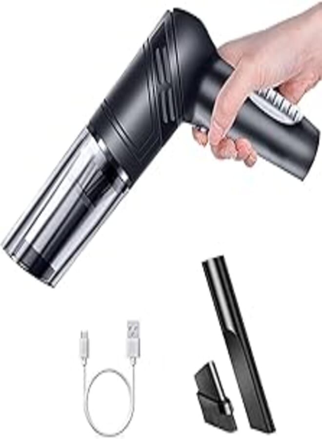 PR-0327 Portable Vacuum Cleaner Cordless and Rechargeable for Car and Home 2000mAh / 120W - 12V 