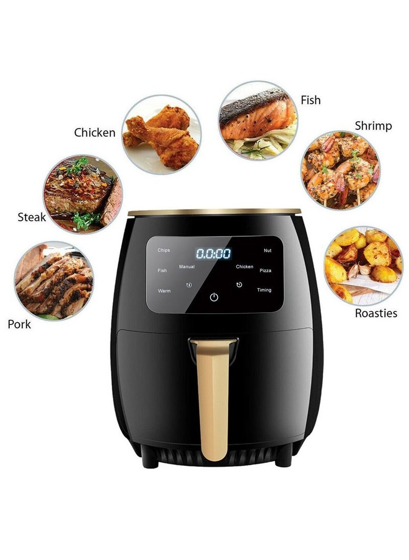 SILVER CREST Crazy Deals Multifunction Digital 6liter air fryer XL AerOfry, Black  - Image 2