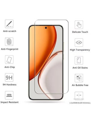 جراب مغناطيسي 3 في 1 لهاتف Honor X9d، واقي شاشة عالي الوضوح، متوافق مع MagSafe، غطاء هاتف مقاوم للصدمات، غطاء خلفي شفاف مقاوم للخدش، غطاء هاتف واقٍ رفيع، مضاد لبصمات الأصابع، سهل التركيب (شفاف) - view 2