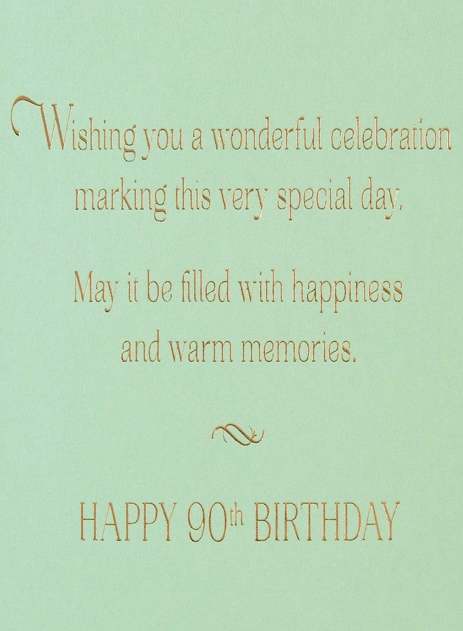 Papyrus 90th Birthday Card (Warm Memories) - Image 3