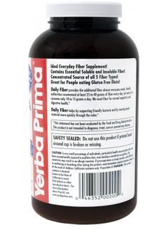 Yerba Prima Daily Fiber Formula Powder   12 Oz   Digestive Support Supplement   Soluble & Insoluble Dietary Fiber Supplement   Vegan, Non Gmo, Gluten Free - pzsku/Z7F3D42DF2D844B20F469Z/45/_/1733922389/bc193472-10cd-473f-83e5-af8e8477ee19