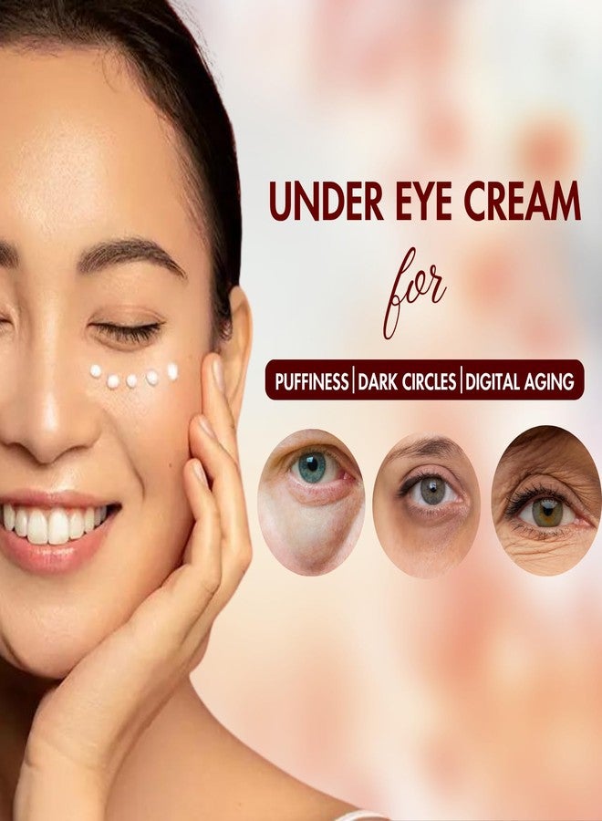 INTIMIFY Under Eye Cream | Dark Circles Removal Cream For Women & Men | Reduces Dark Circles, Wrinkles & Fine Lines | 20g - Image 2