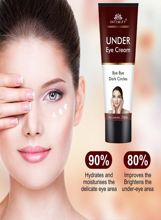 INTIMIFY Under Eye Cream | Dark Circles Removal Cream For Women & Men | Reduces Dark Circles, Wrinkles & Fine Lines | 20g - Image 4