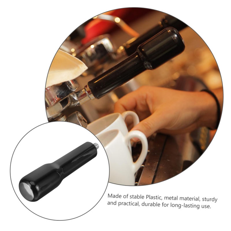 Black Replacement Handle for Portafilter Plastic and Metal M10 Size Grip - Image 5