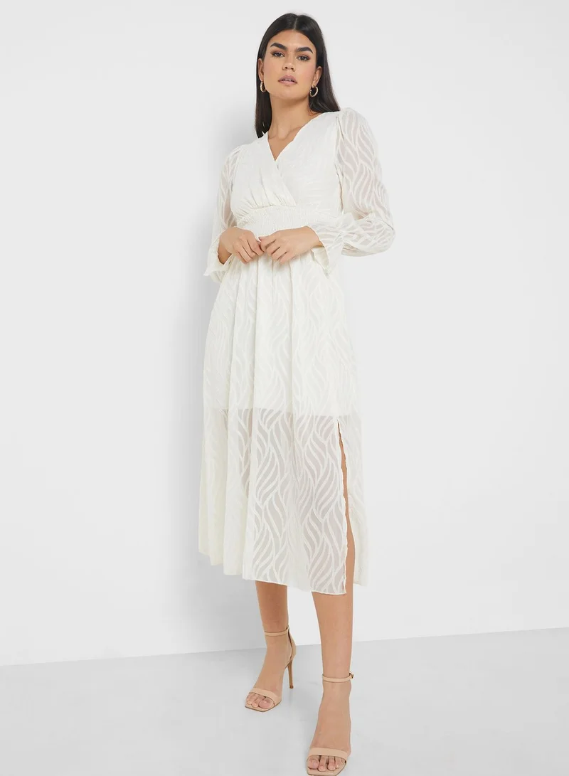 ELLA Floral Chiffon Dress
