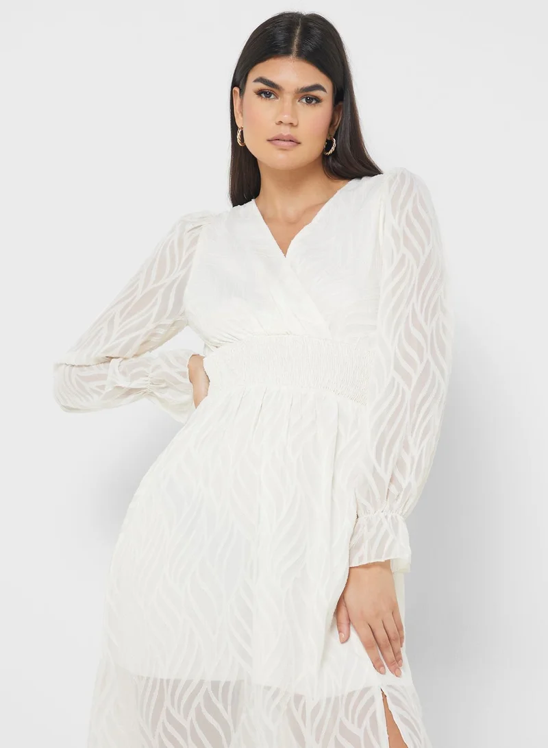 ELLA Floral Chiffon Dress