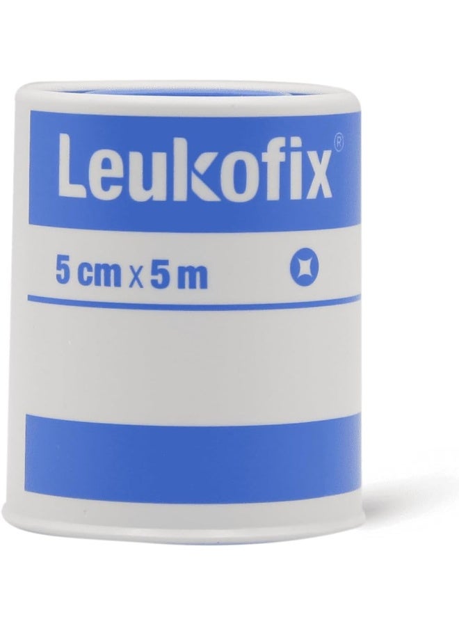 بي إس إن ميديكال شريط جراحي شفاف من بي إس إن ميديكال ليوكوفيكس مزود بحلقة كبس، مقاس 5 سم × 5 م - Image 1