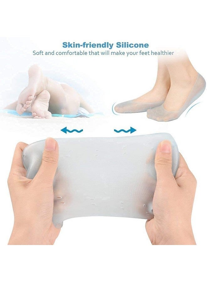 FEXMY Anti-Crack Foot Protector Moisturizing Socks for Foot-Care-Heel Cracks, Socks for Cracked Feet-Heel Pad For Heel Pain (FULL) - Image 3
