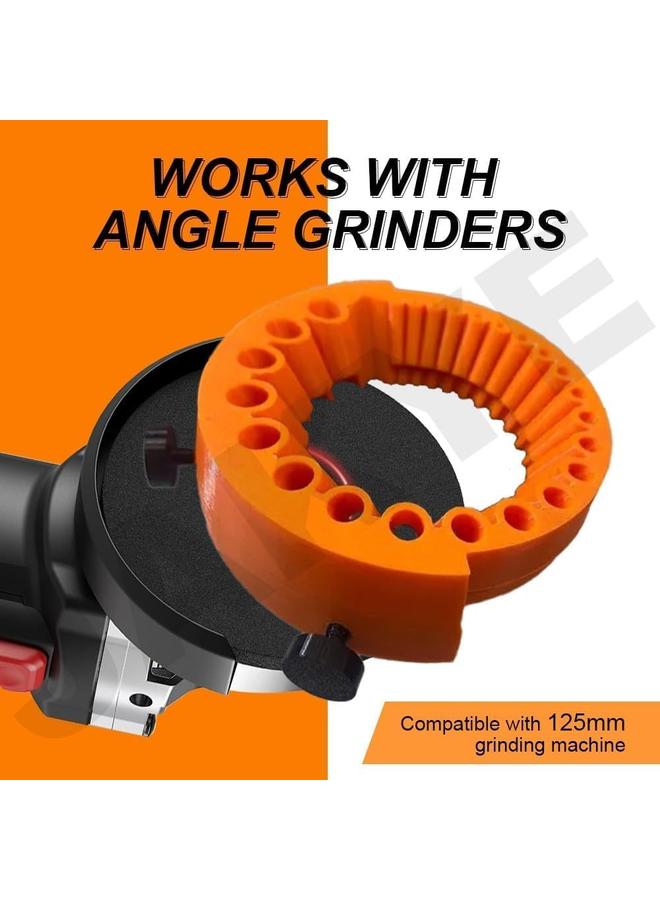 كوفوز مُحدّد مثاقب، ملحق طحن مثاقب الطاقة، مِجلخة زاوية الطاقة، أداة طحن متعددة الأغراض لمثاقب من 2 إلى 13 مم لطحن مِجلخة 125 مم - Image 4