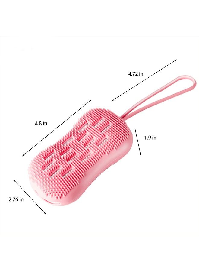 Silicone Body Brush 2 Pieces Multicolor
