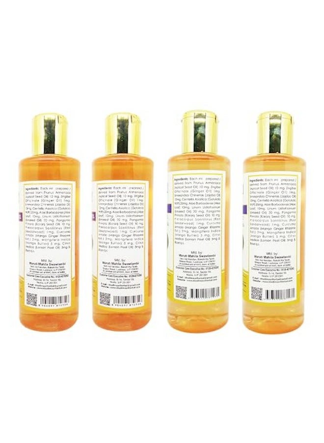 Khadi MAURI Body & Jasmine Massage Oil - Pack Of 4 (840 Ml)  - Image 2