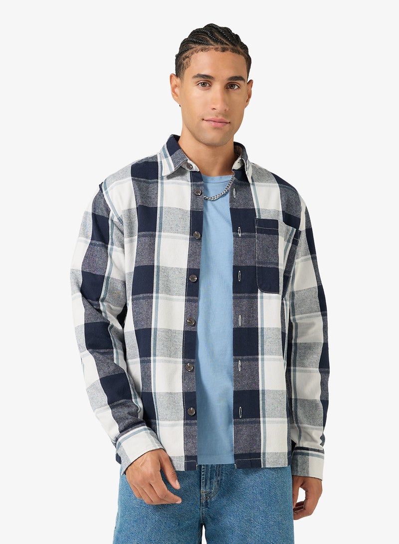 JJ Rebel solid Regular Fit Overshirt - Image 1