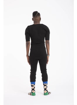 isemmoda Dertex Men's Underwear Set Short Sleeve Top and Bottom Wool Underwear Set  - Image 3