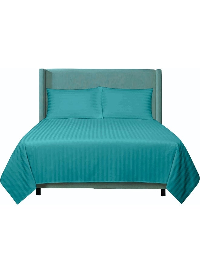 Bedding Zone King Bed Sheet Set - Aqua - Image 1