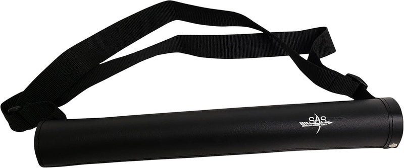 SAS Southland Archery Supply Leather Tube 17" Hip Quiver Arrow Holder with Belt Clip - Image 1