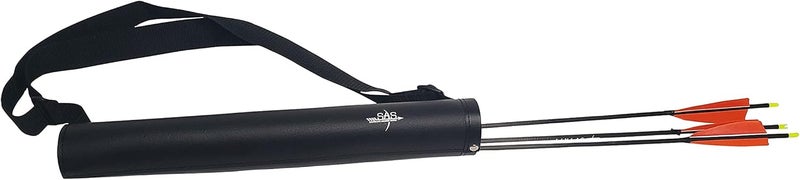 SAS Southland Archery Supply Leather Tube 17" Hip Quiver Arrow Holder with Belt Clip - Image 2
