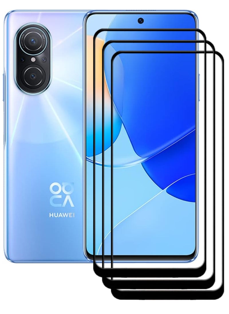 ACLIX 3 Pieces Antistatic ESD Dustproof Premium Quality High Definition Tempered Glass Screen Protector Designed For Huawei nova 9 SE - Image 1
