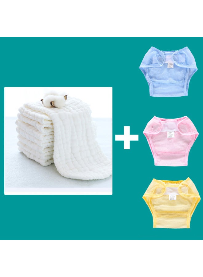 حفاضات قطنية لحديثي الولادة مقاومة للماء ومسامية للأطفال، قابلة للغسل ومضادة للتسرب - Image 2