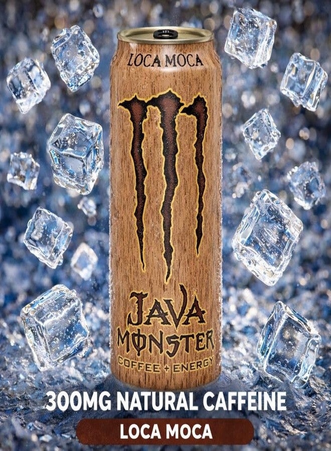 Monster Energy Java Loca Moca Coffee + Energy Drink (Pack Of 3) - 443ml Can By COUGAR | Smooth Mocha Coffee with Chocolate Flavor | High Caffeine Ready to Drink Energy Beverage | Boost Energy, Focus & Performance - (Imported-USA) - Image 3