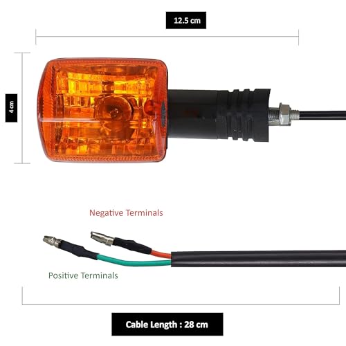 VTRUST Blinker Indicator Assly. Compatible for Hero Splendor Plus (Pack of 4) - Image 5