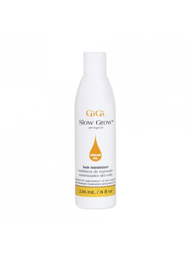GiGi - GiGi Slow Grow Hair Inhibitor Lotion with Argan Oil, Hair Regrowth Minimizer, Men and Women, 8 oz, 1-pack - Image 1