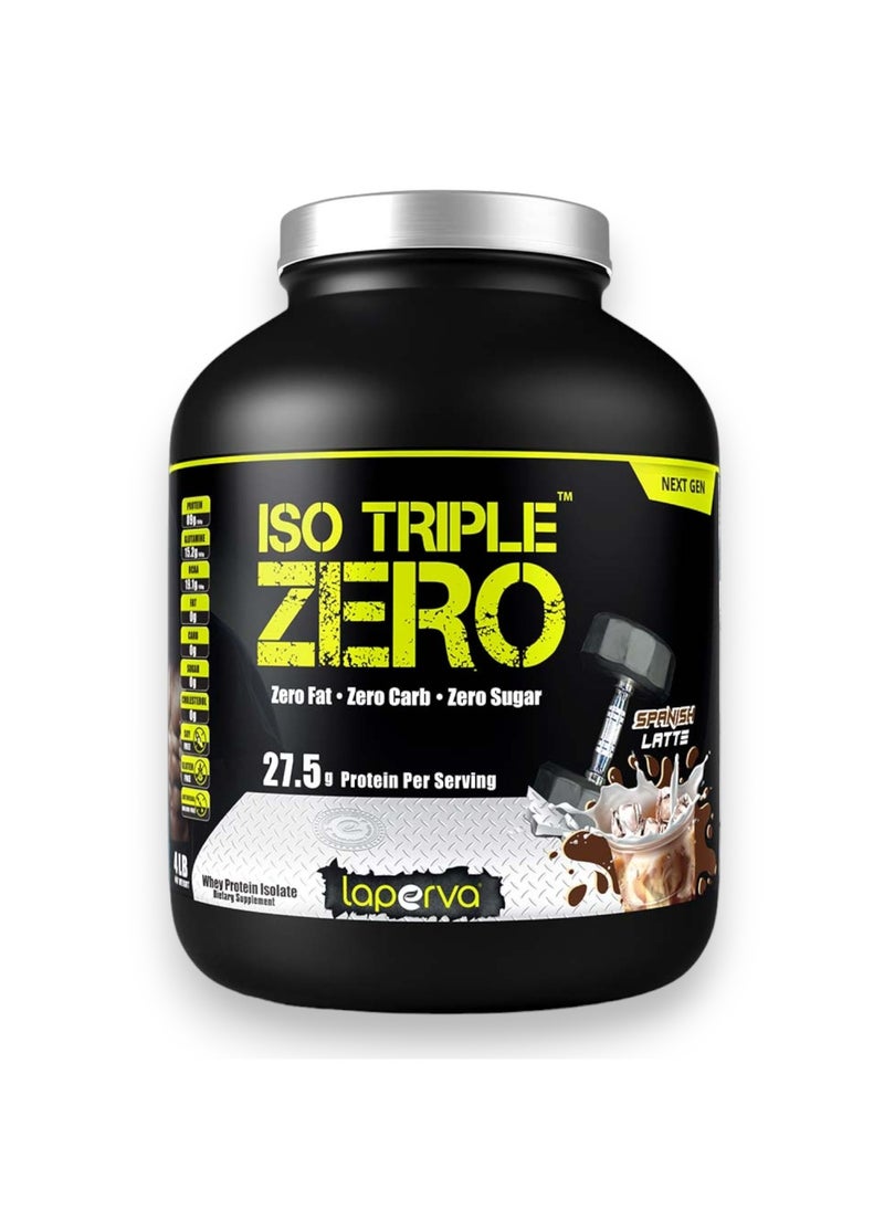 Laperva Iso Triple Zero Whey Protein Isolate,  Spanish Lattle Flavour, 4Lb 