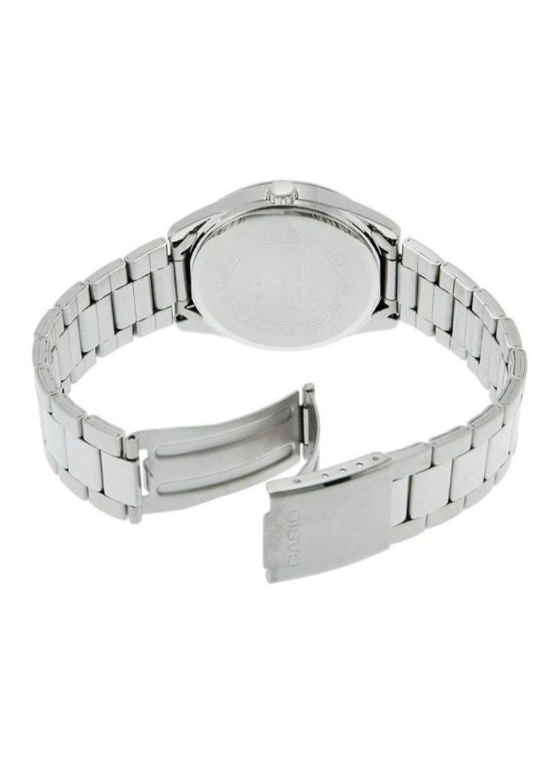Casio Men's Watch - MTP-1302PD-1A1VEF Black Dial, Silver Band