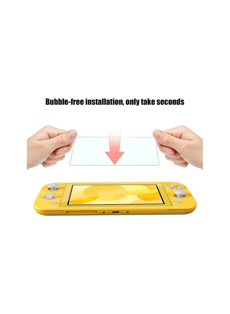 IAF 3 Pack Switch Lite Screen Protector,Glass Screen Protector for Nintendo Switch Lite 2019 Clear  - Image 4