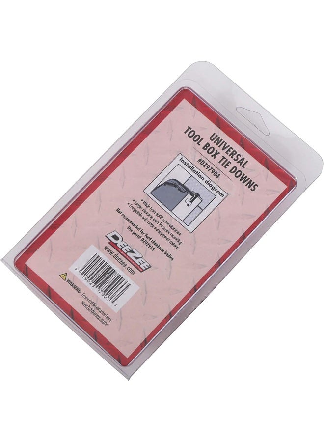 Deezee Dee Zee DZ97904 Premium Tool Box Tie Downs - Image 4